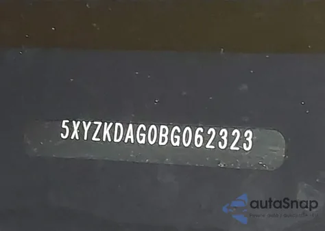 2011 Hyundai Santa Fe Limited V6 из США, поврежденный, VIN 5XYZKDAG0BG062323